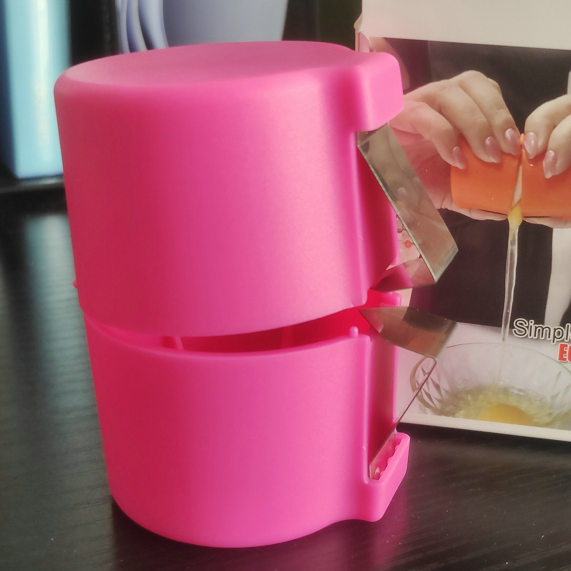 Easy Egg Cracking with Portable Plastic Egg Opener